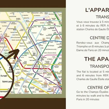 Hoche - - 2 People Lägenhet Paris